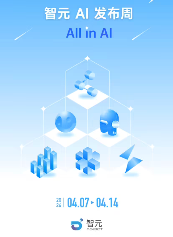 智元官宣AI发布周4月7日启动 密集亮相具身智能成果 机器人量产突破万台